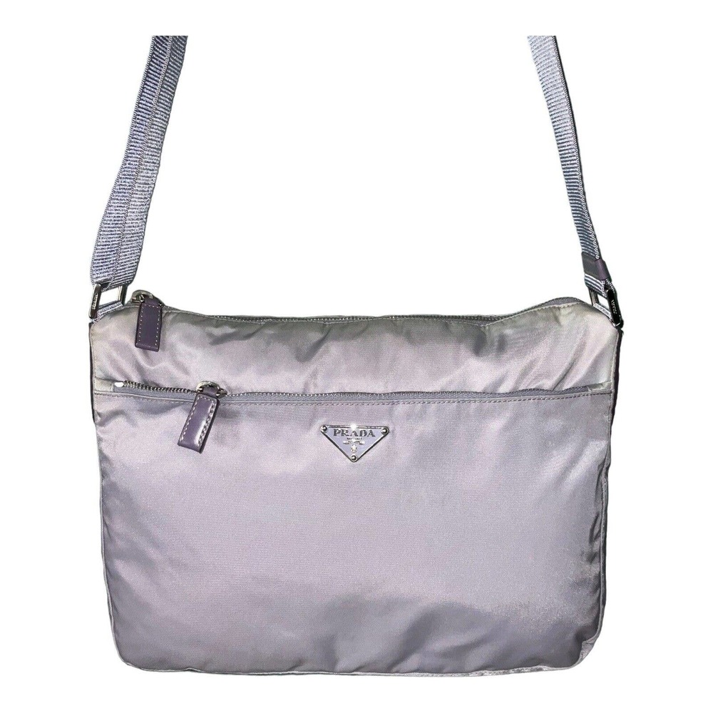 Prada Nylon Crossbody Bag Lilac